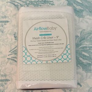 AirflowBaby Mesh Crib Liner